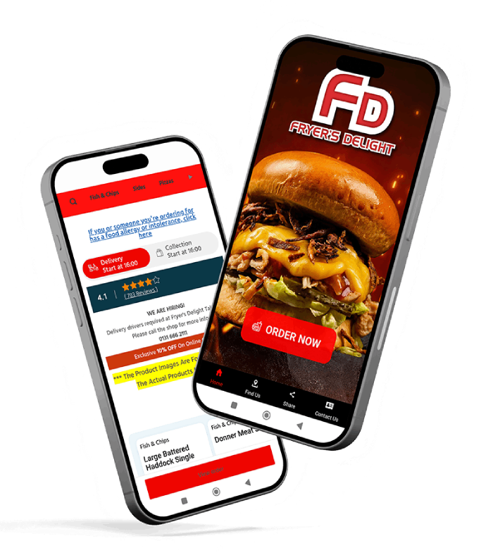 Fryer’s Delight Takeaway Edinburgh  app