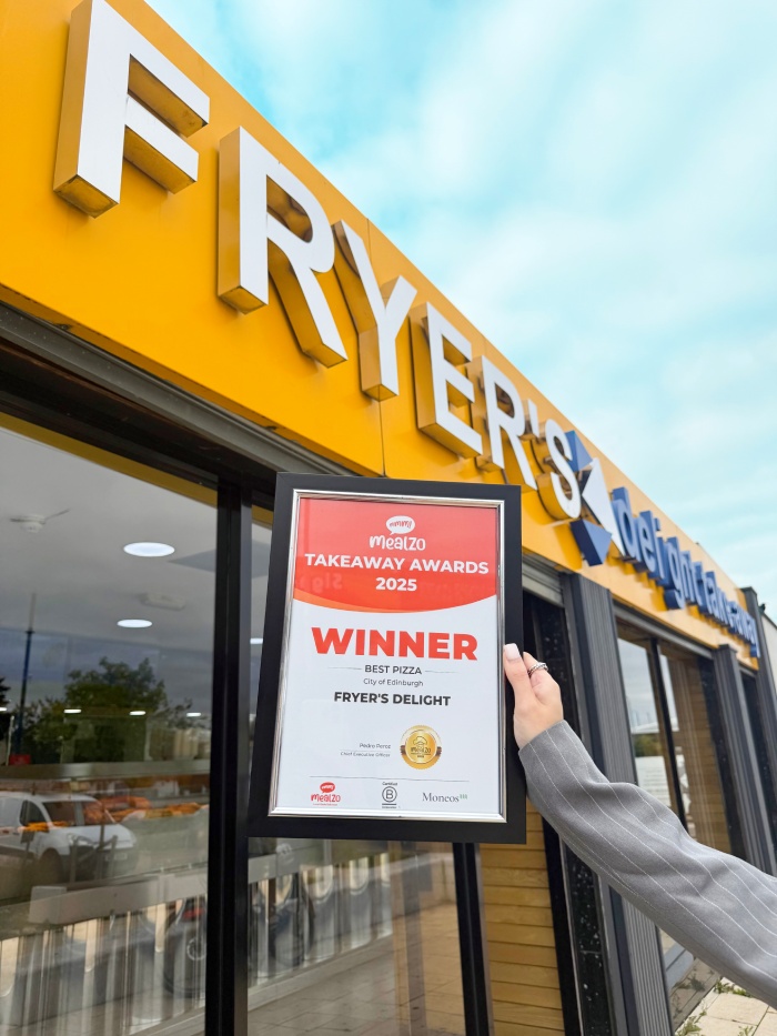 Fryers Delight Edinburgh Mealzo Takeaway Awards 2025 